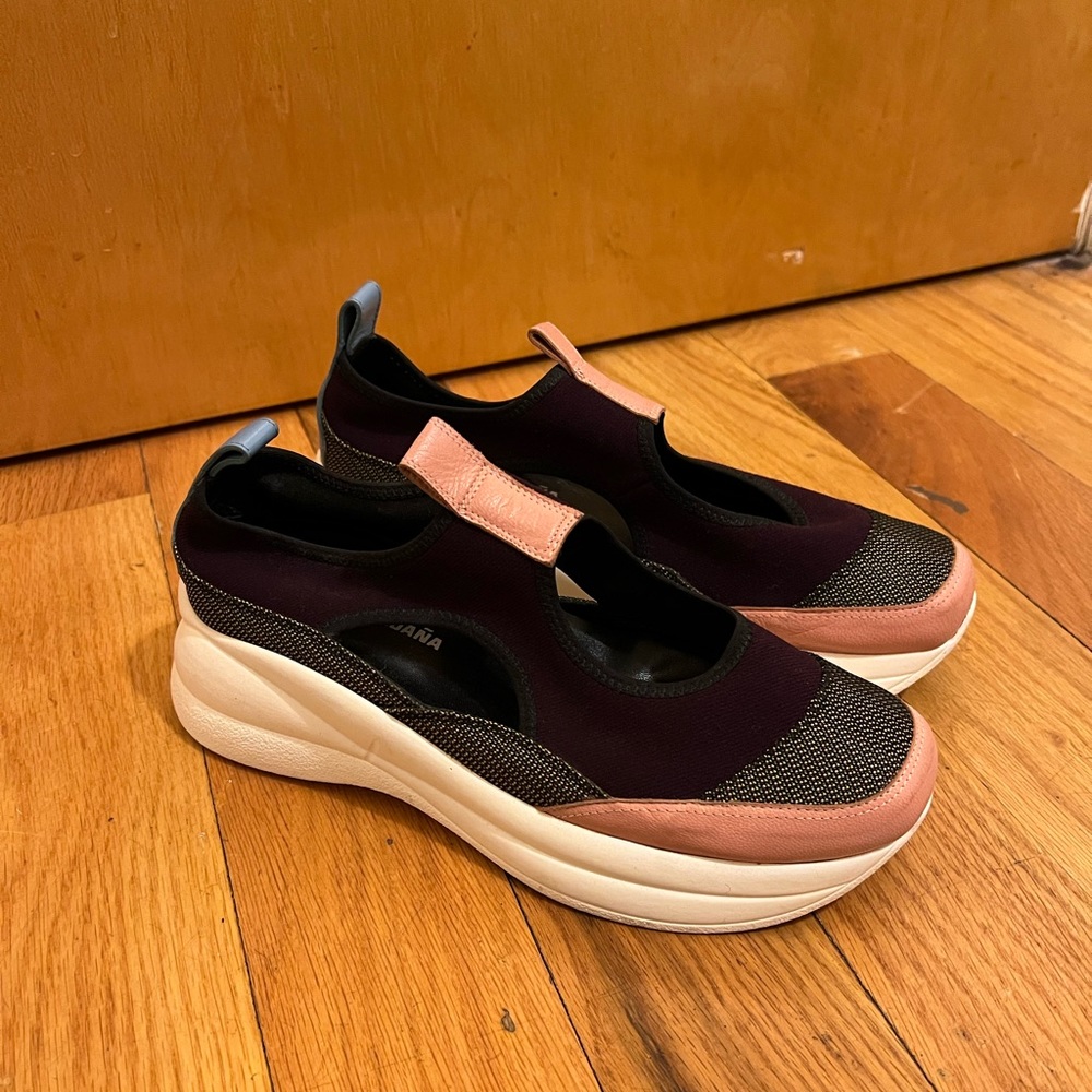 Nicole Saldana Didi cut out tech sneakers